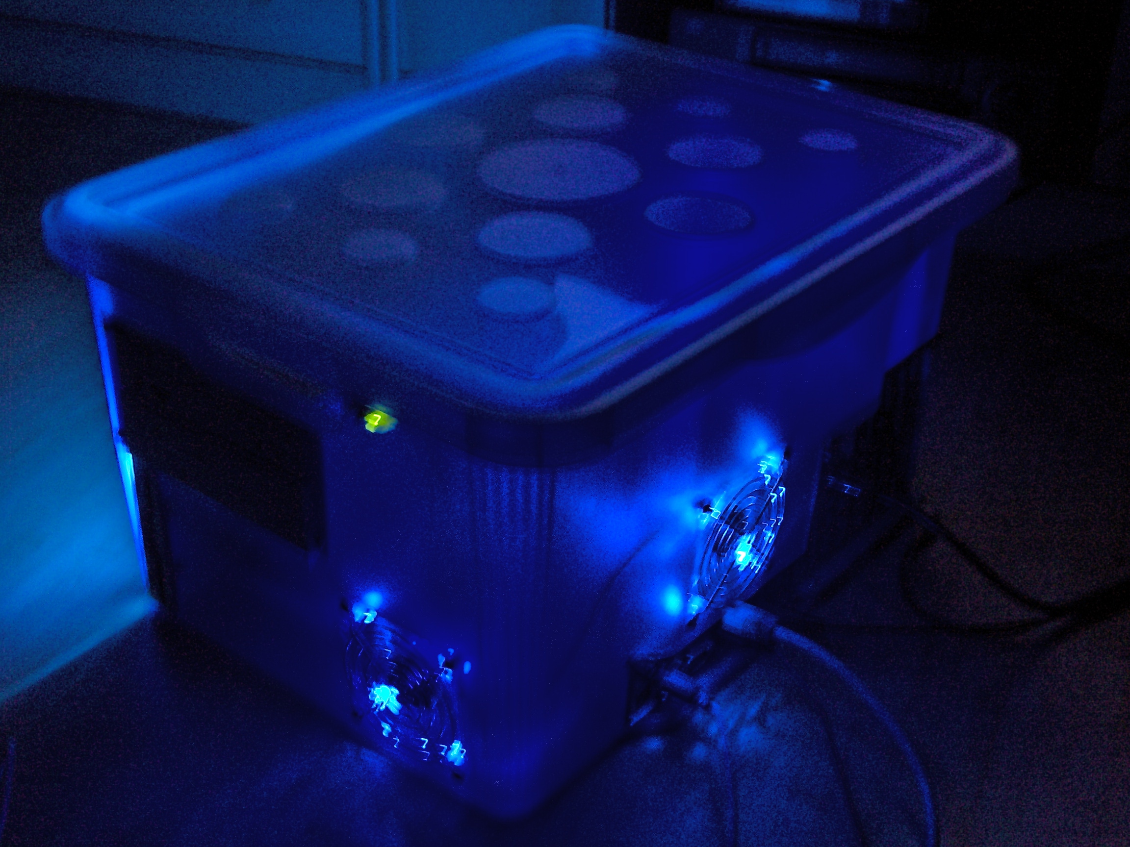 Glowing PC front